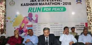 J&K Police to organize“Run for Peace”